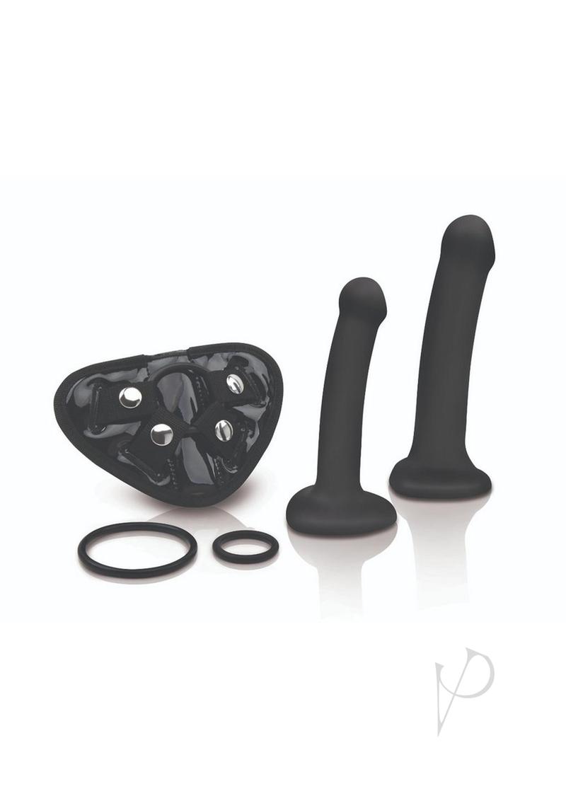 Myu Strap On Harness Kit 6/8 Dildos Blk