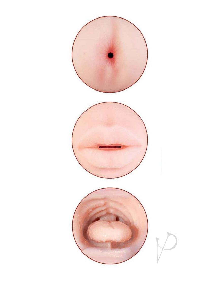 Delite Two Ways Mouth Ass Vanilla