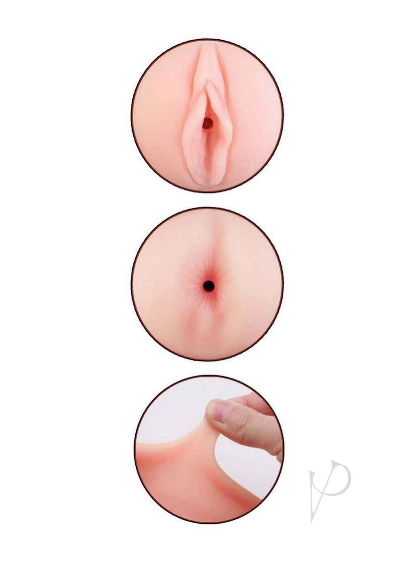 Delite Two Ways Vagina Ass Vanilla