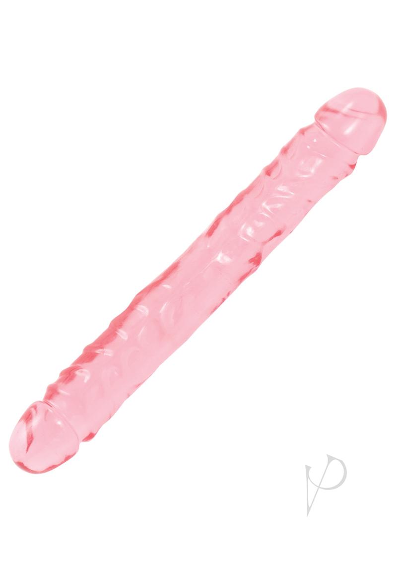 Crystal Jellies Jr Double Dong Pink 12